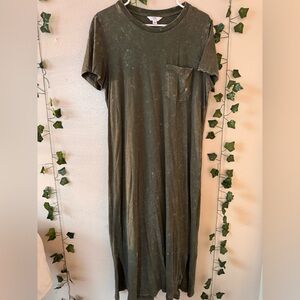 Time and Tru | Olive Green Maxi Dress